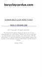 Mobile Screenshot of baryclaycardus.com